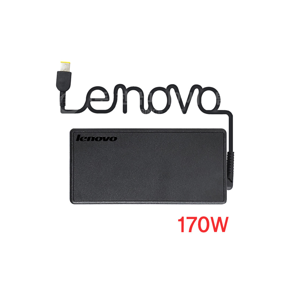 LENOVO 정품 어댑터 ThinkPad 20V 170W 슬림팁 레노버 충전기 케이블별도 : 우승Tech