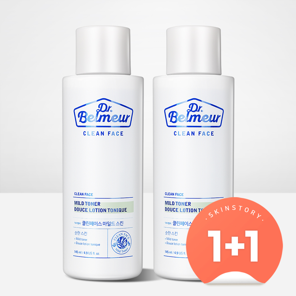 더페이스샵 닥터벨머 클린페이스 마일드 스킨 145ml (2개) : 주식회사 스킨스토리