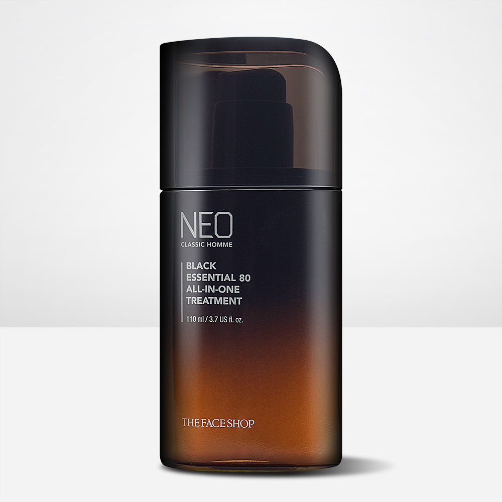 더페이스샵 네오 클래식옴므 블랙 에센셜 80 올인원 트리트먼트 110ml : 주식회사 스킨스토리