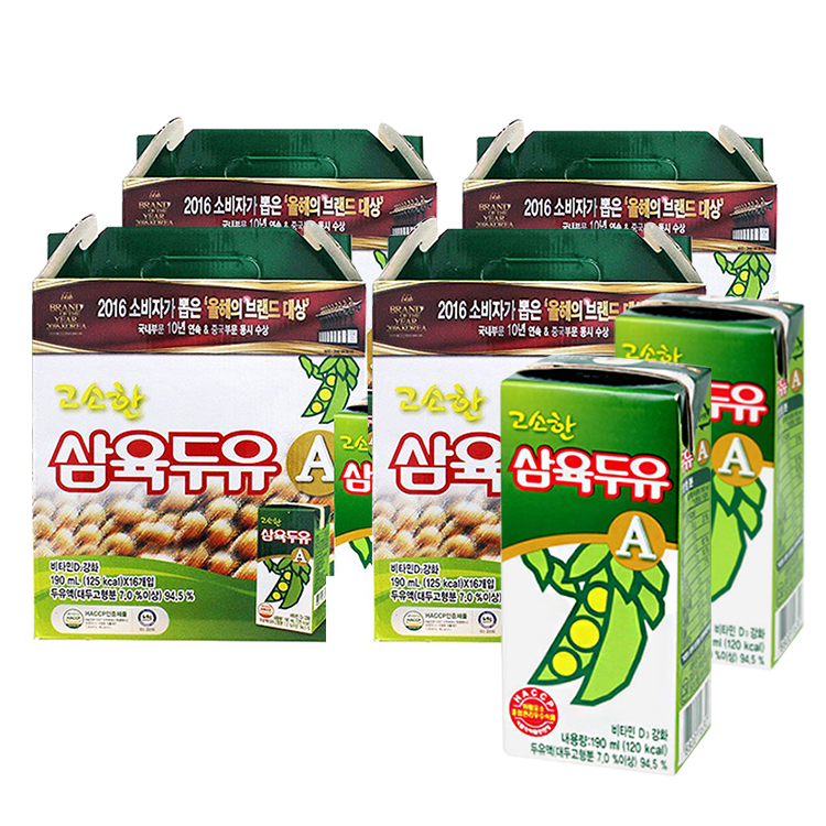 삼육두유 고소한A 두유 190ml 64팩 : 삼육두유 공식스토어