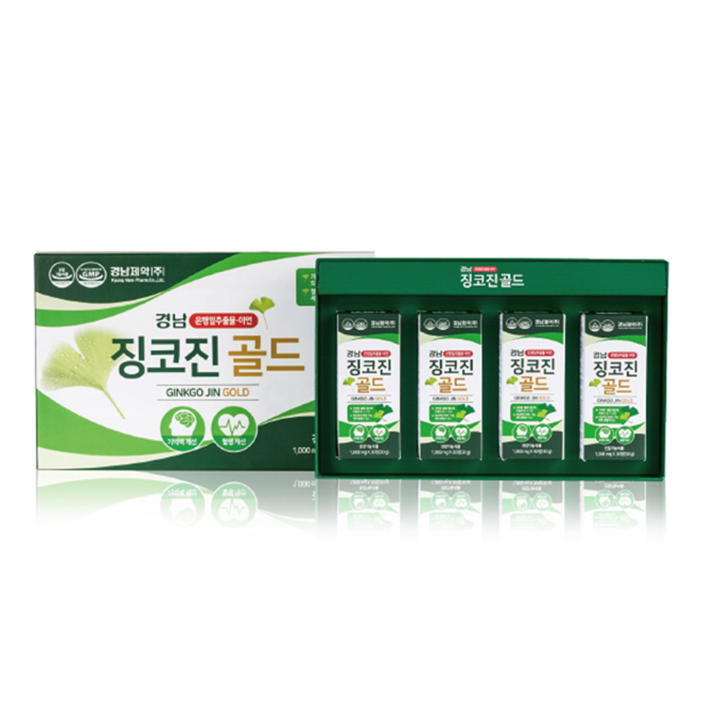 경남 징코진 골드 기억력 개선 혈행개선제 아연 : TV홈쇼핑