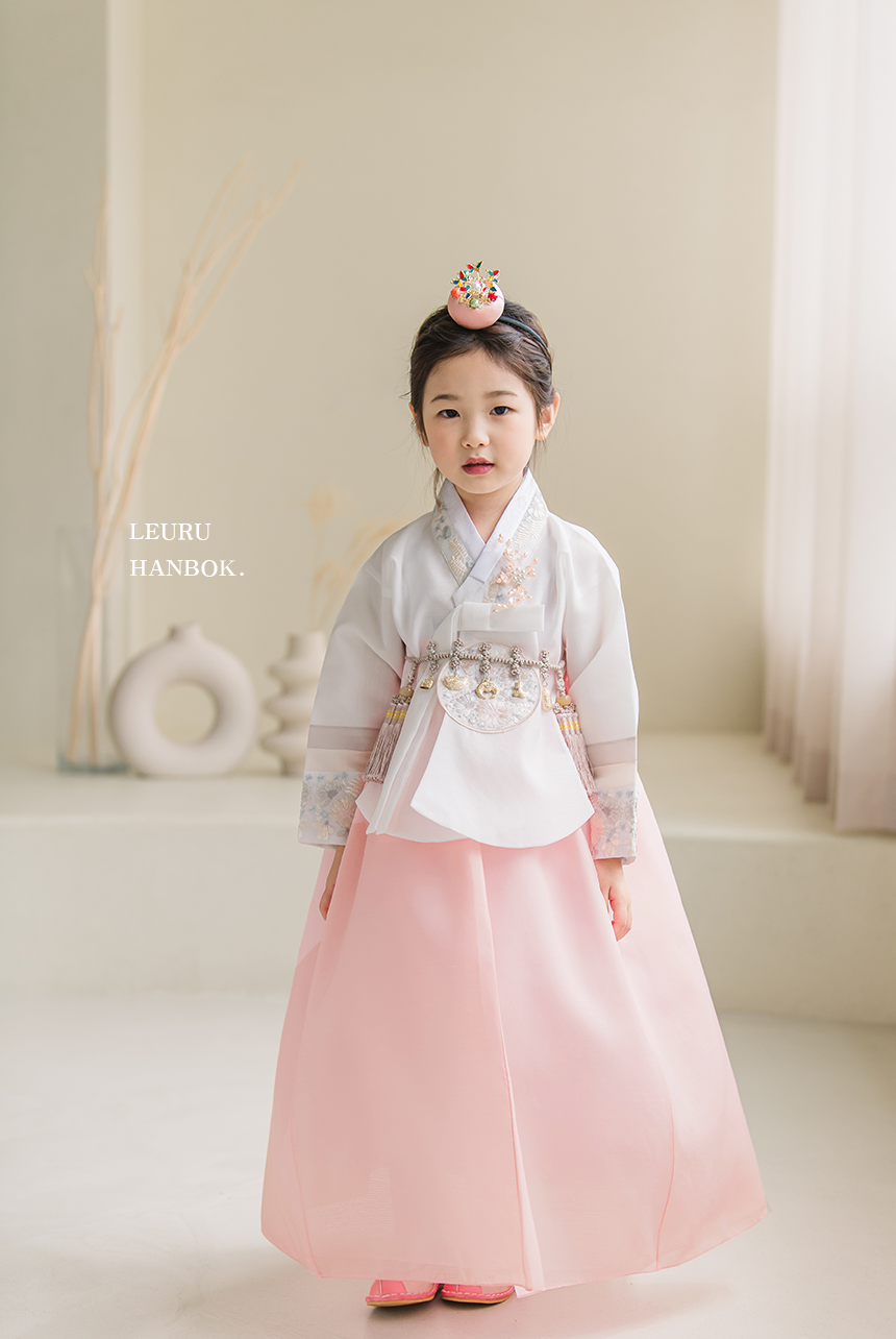 유진 피치치마 백일-15세 아동 아기 여아한복 : 르루