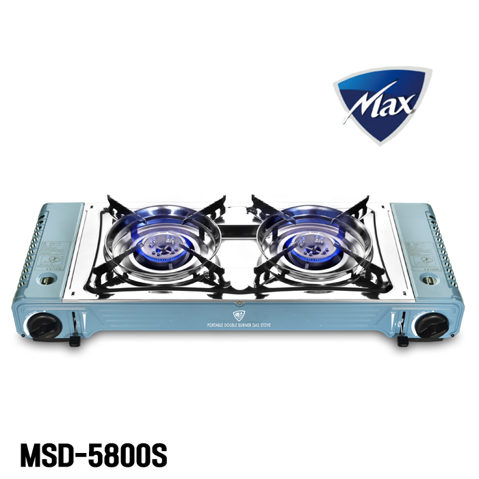 트윈버너 낚시용 캠핑용 휴대용2구 투버너 MSD-5800S 가스스토브 부탄가스 야외용 : 청담ENG