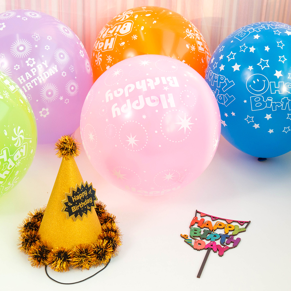생일 파티풍선 10개입 : 율아트
