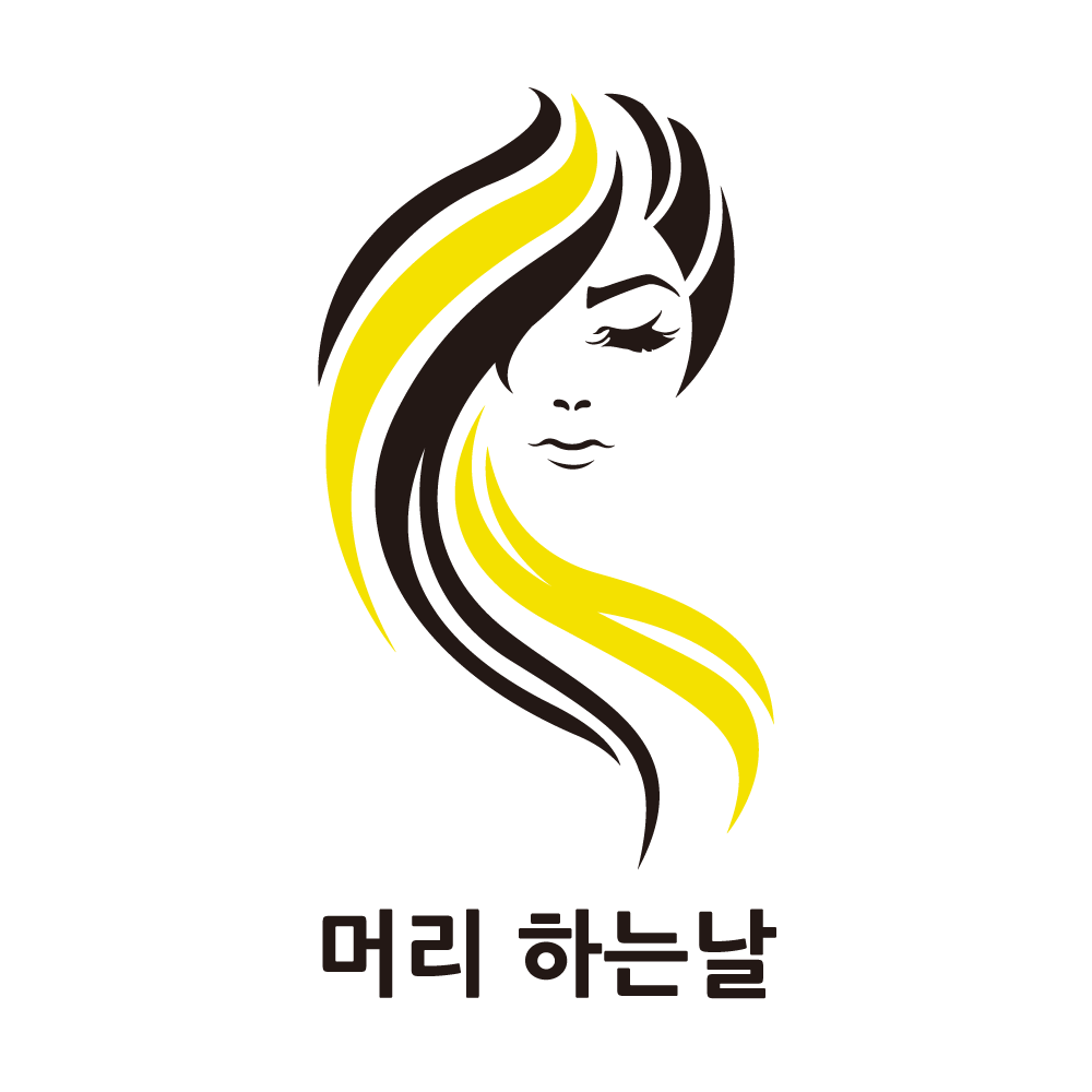 미용실 매장 스티커 유리 썬팅 포인트 : 자꾸 꾸밈