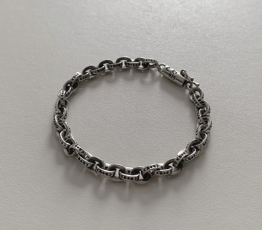 페이퍼팔찌 4mm 실버925 : :엘로랑