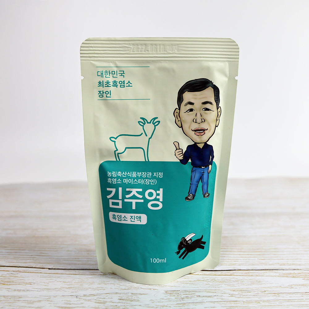 국산 흑염소 진액 흑염소 즙 엑기스 90ml 30포 : 지리산자연밥상