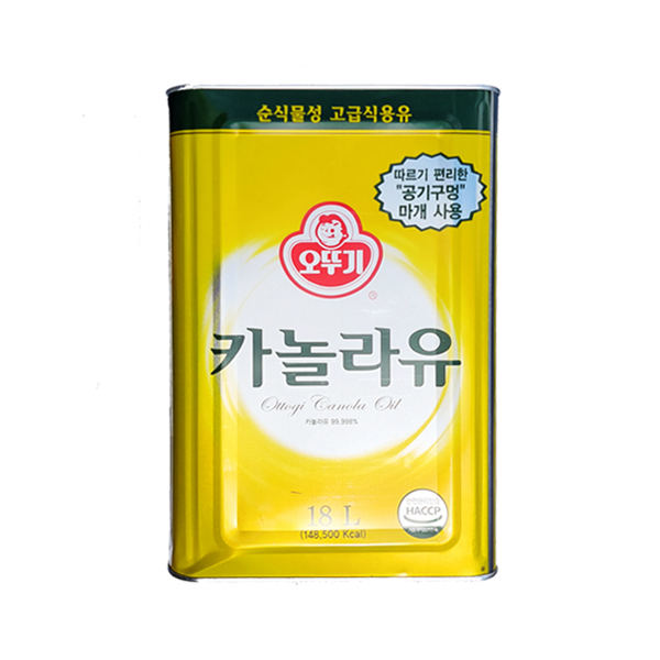오뚜기 카놀라유 18L : 코리아분식몰