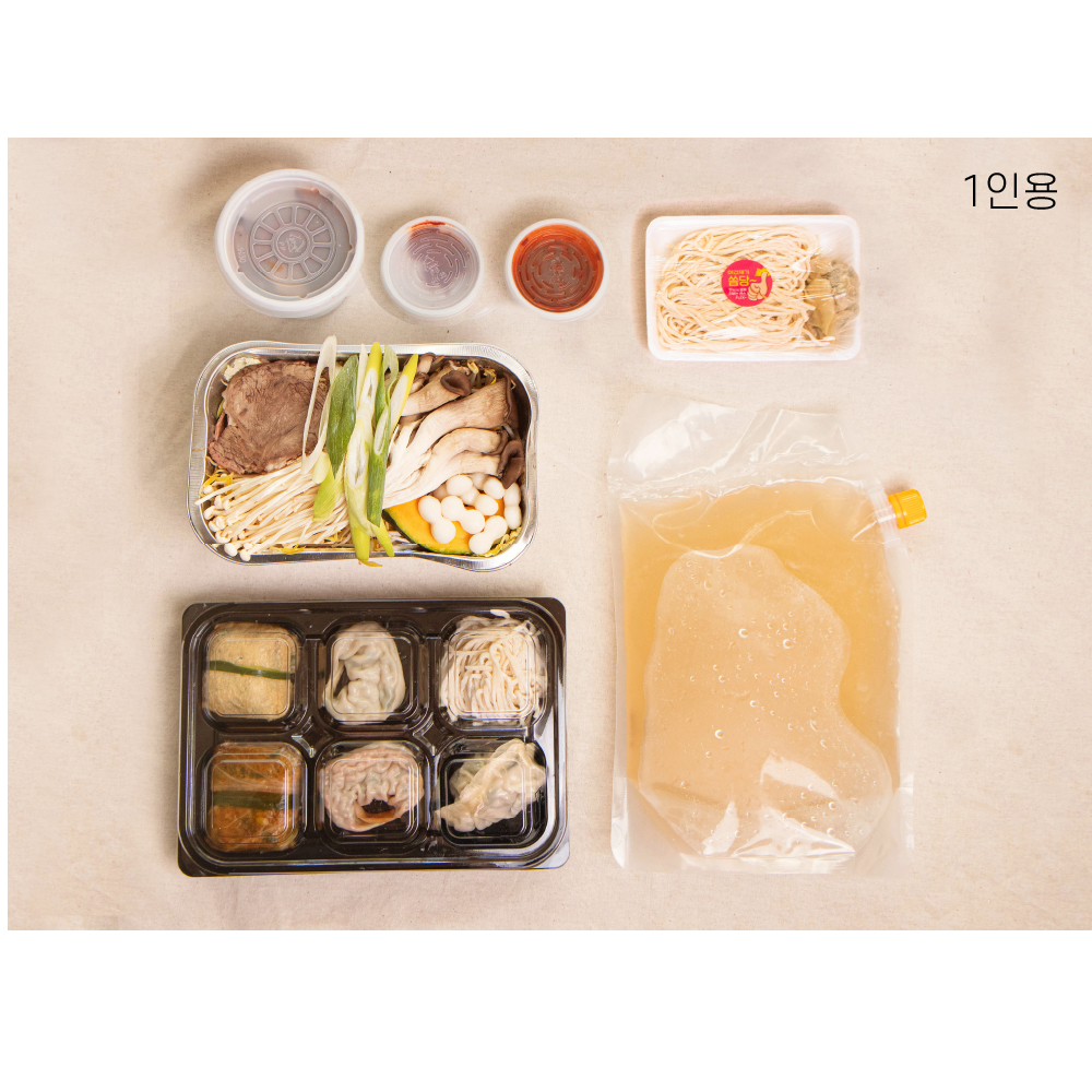 백년가게 43년역사 일미만두  전골밀키트  만두전골밀키트 3인용 : 일미만두