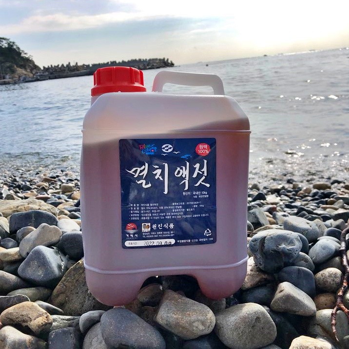원진식품 자연발효 거제도 멸치액젓 5kg 멸치액젖 멸치액 김장용 : 거제담아
