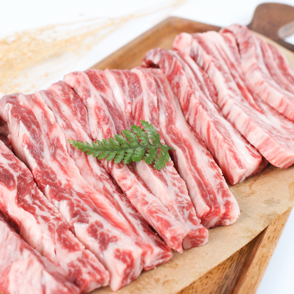 부드러운 육즙의 전라도 1등급 우리한우 갈비살 500g : 삼촌밥먹자