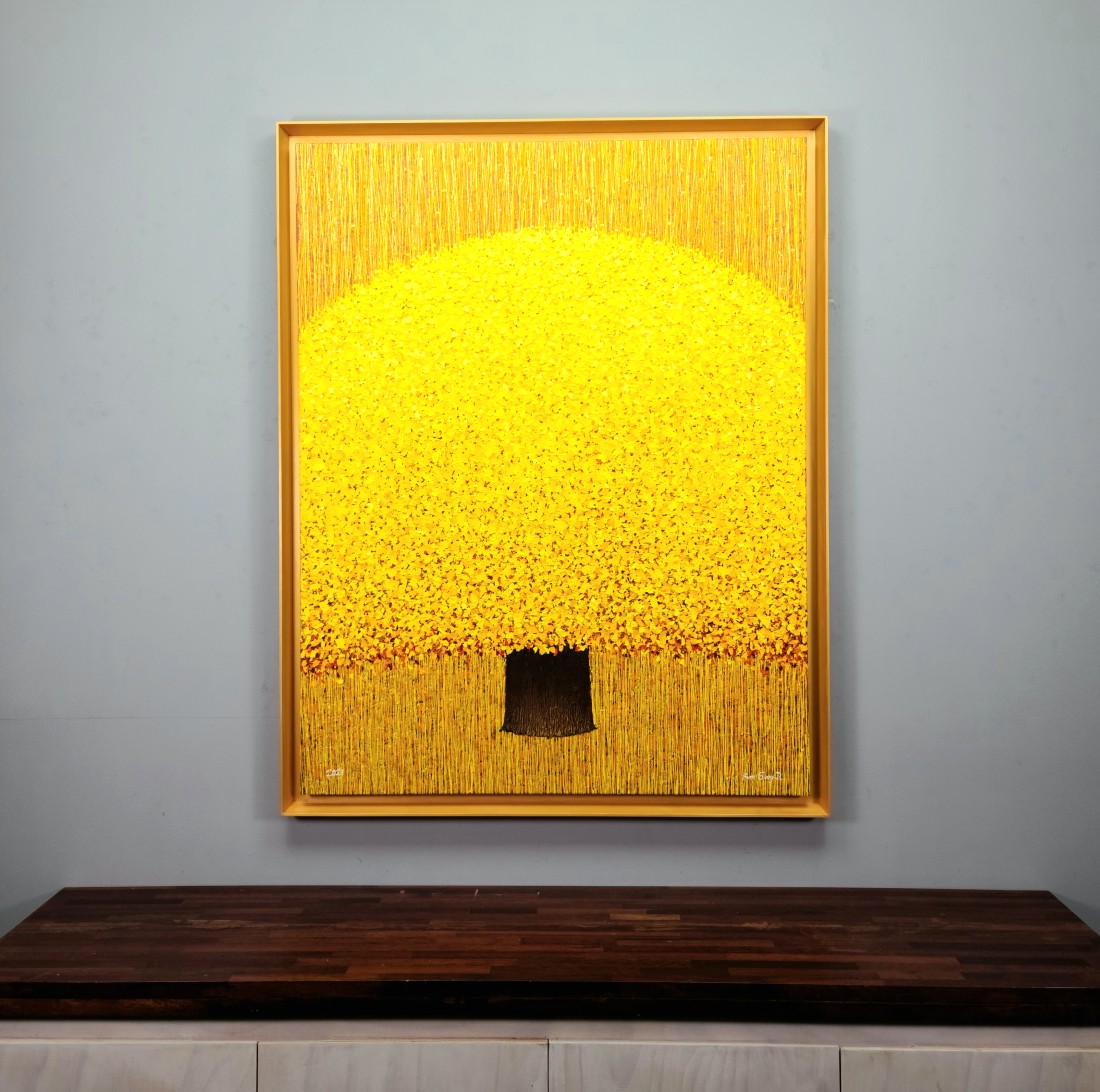 돈들어오는그림 풍수인테리어 황금나무 돈나무 골드그림 돈복 재물복 거실 회사그림 액자 개업선물 입주액자 집들이선물 대형액자... 