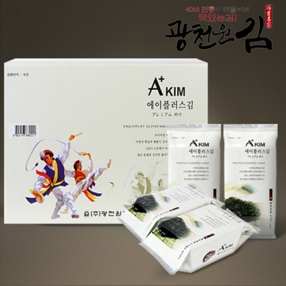 광천원김 에이플러스 A+식탁김 12봉/맛있는반찬 : 송광물류