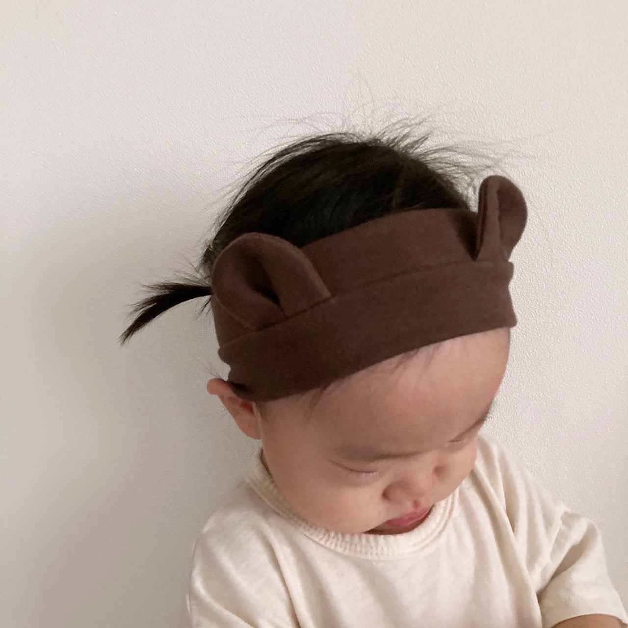 아기헤어밴드 여아 아기터번 신생아머리띠 유아 리본 영아 곰돌이 여자아기 애기 : 365데이즈룩
