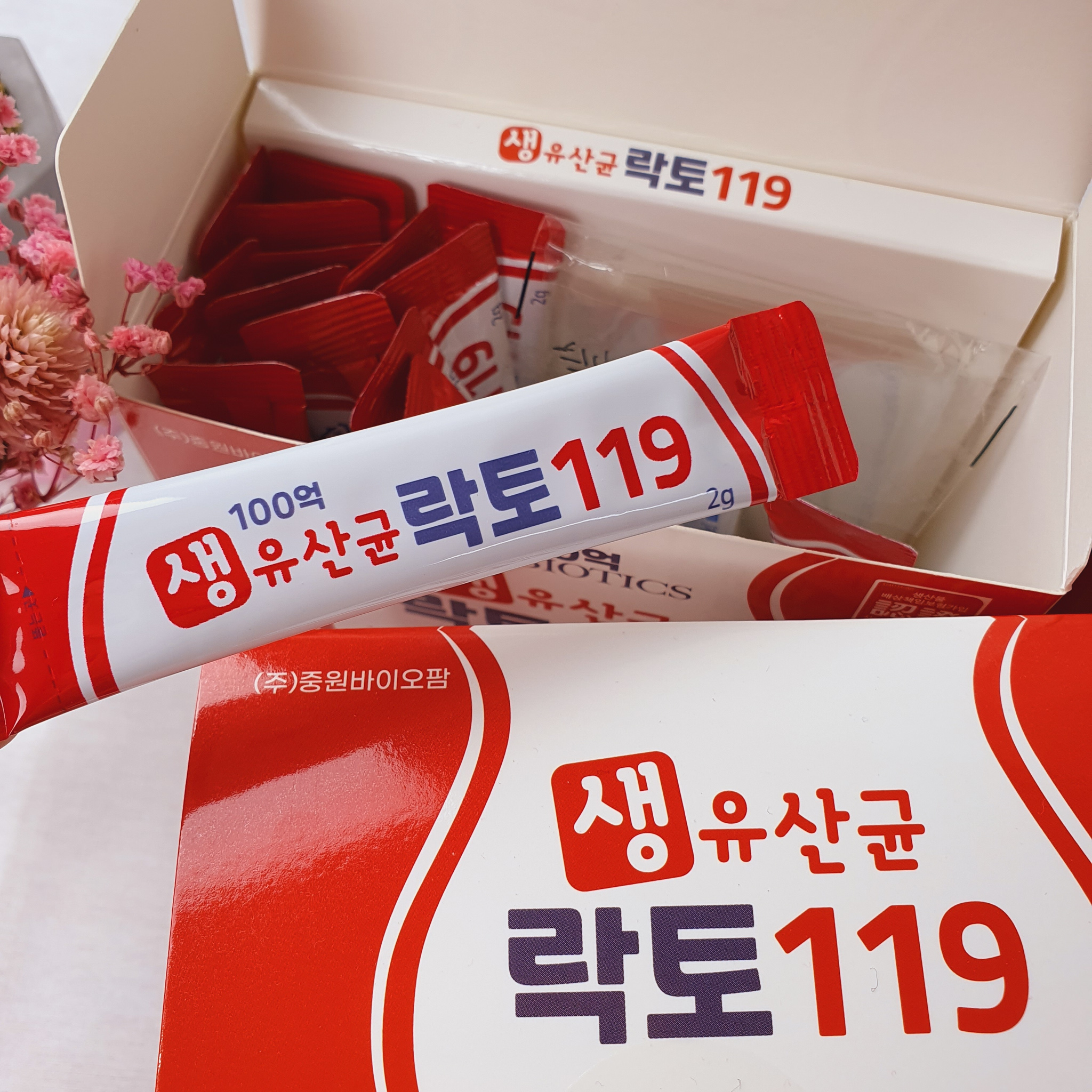 [3박스핫딜] 100억 생유산균 락토119 2g X 30포 (3개월분) : 락토119