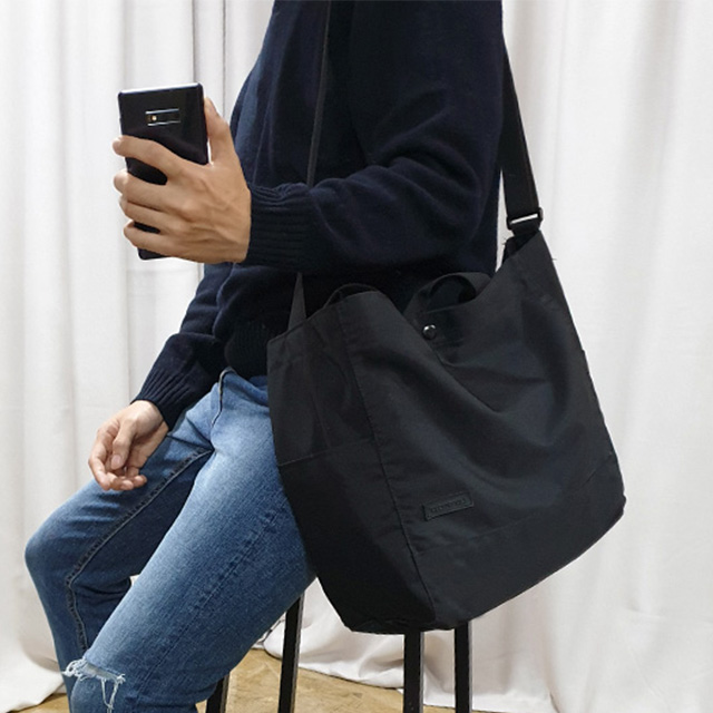 크로스 에코백 무지 데일리 텀블러백 직장인 대학생가방 쇼퍼백 : 포유얼즈