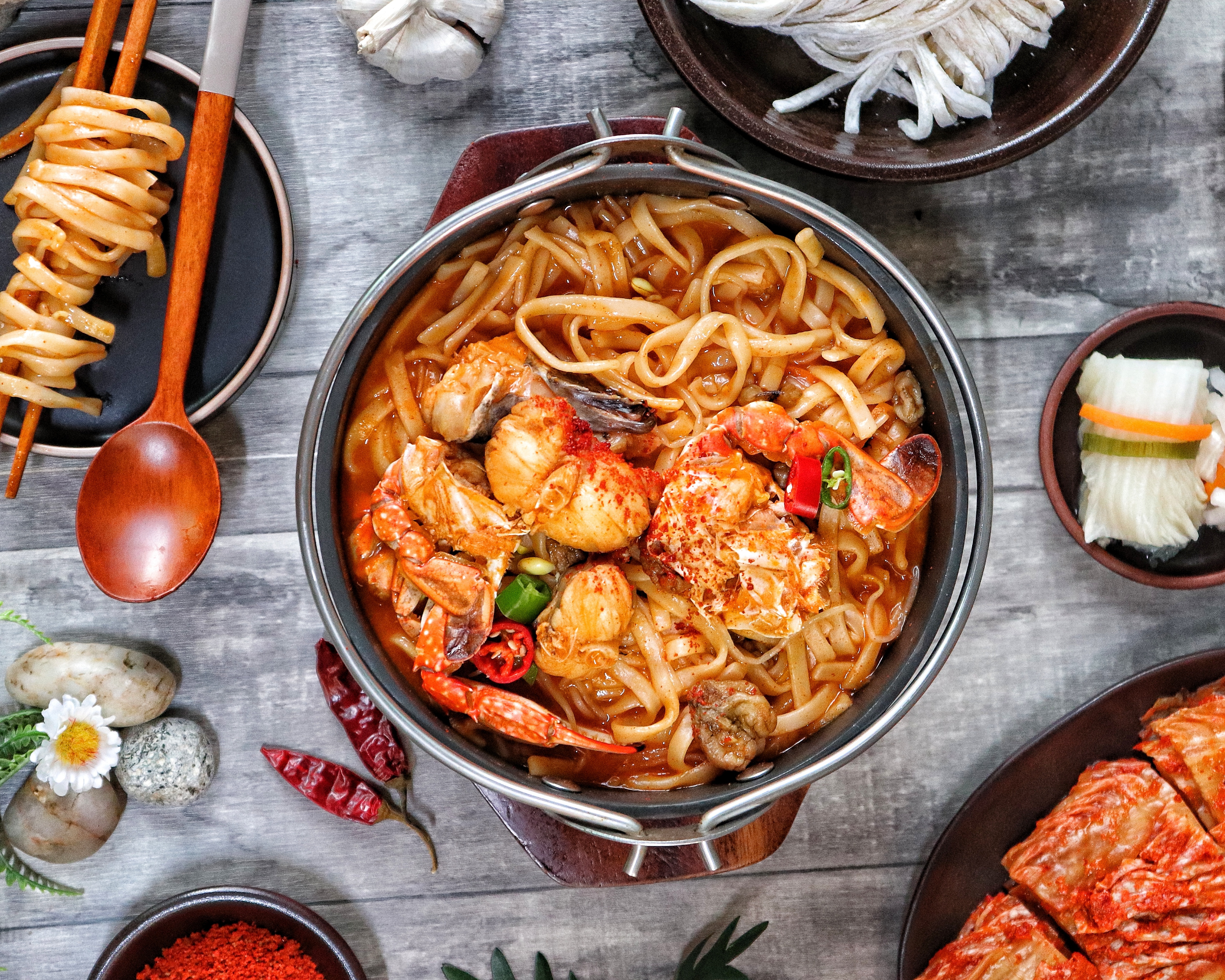 포항 모리 아구 칼국수(2~3인분) 캠핑밀키트 : 꿀맘스푸드