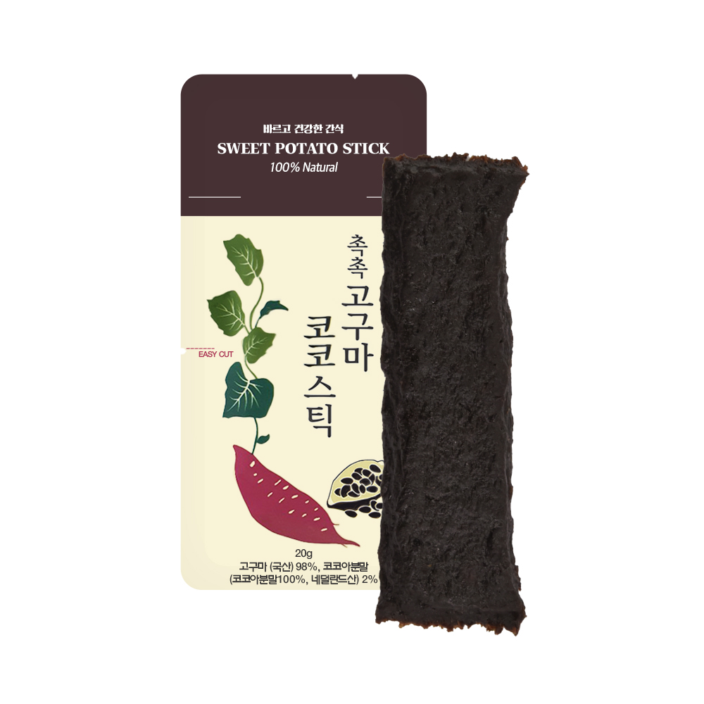 한울푸드 촉촉고구마 코코스틱 20g 10개 : 에코아일