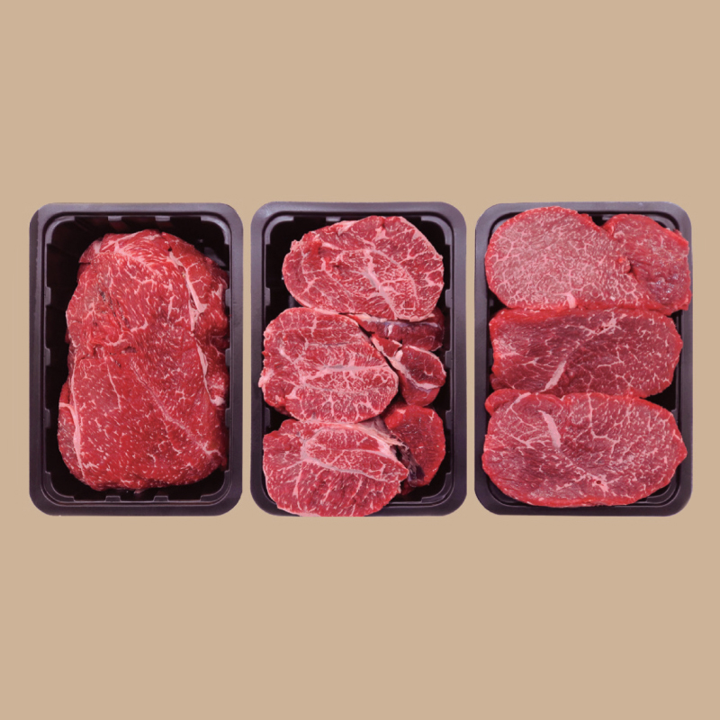 [아산맑은] 1등급 정육 알뜰 세트 2.1kg 불고기 국거리 사태 각600g : 아산맑은몰