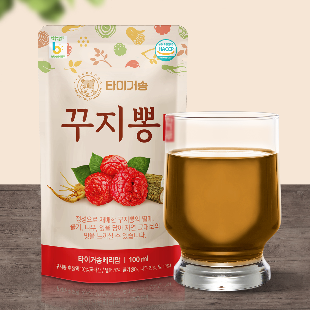 [아산맑은] 꾸지뽕 한그루 진액 100mlx30포 : 아산맑은몰