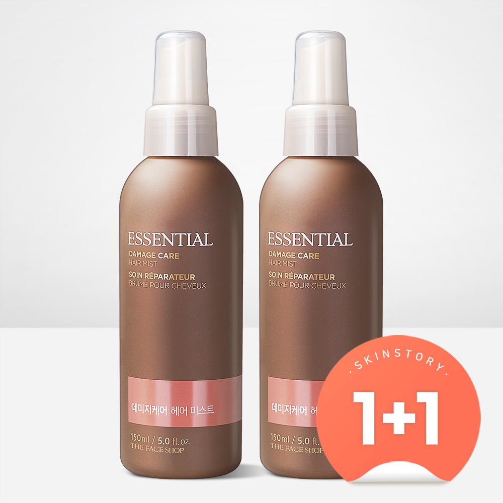 더페이스샵 에센셜 데미지케어 헤어 미스트 150ml (2개) : 주식회사 스킨스토리