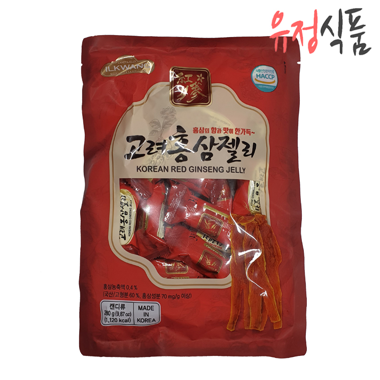 [유정식품] 일광제과 고려 홍삼젤리 280g : 유정식품