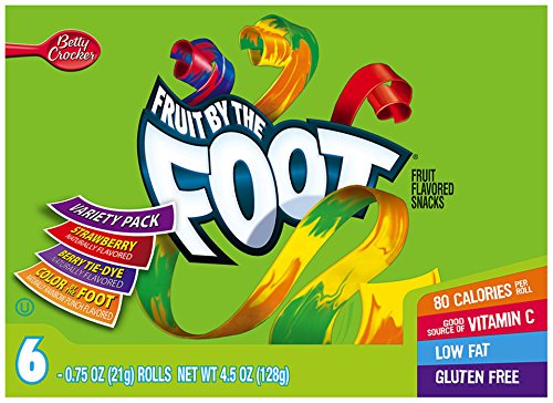 General Mills Betty Crocker Fruit By The Foot, 4.5 oz General Mills Betty Crocker 과일 바이 더 : 글로마켓C