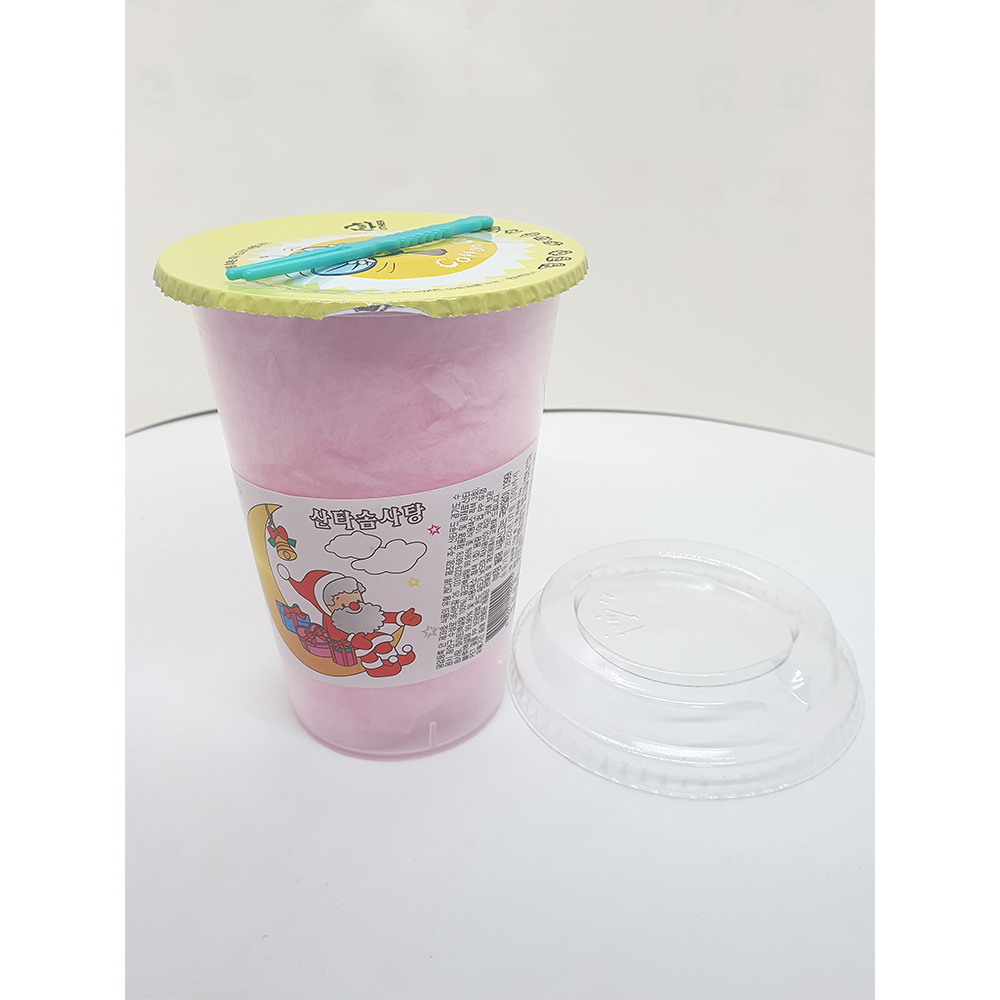 산타솜사탕10g x 30개입 1BOX 컵솜사탕 사탕캔티 : 화인코코
