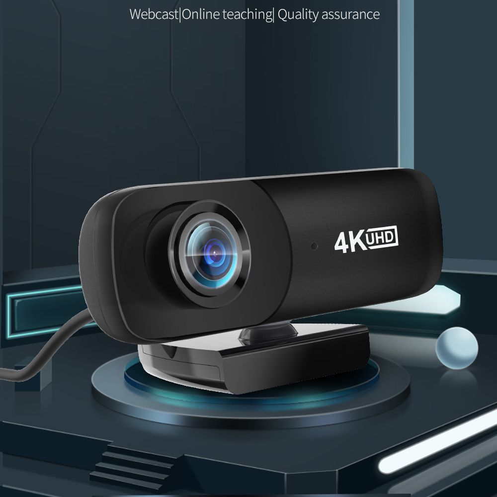 TISHRIC BEST C160 2160P 웹캠 4K UHD 38402160P 웹 캠 800W 픽셀 노트북 컴퓨터 데스크탑 PC 카메라 120 ° 광각 (마이크 포함)... 