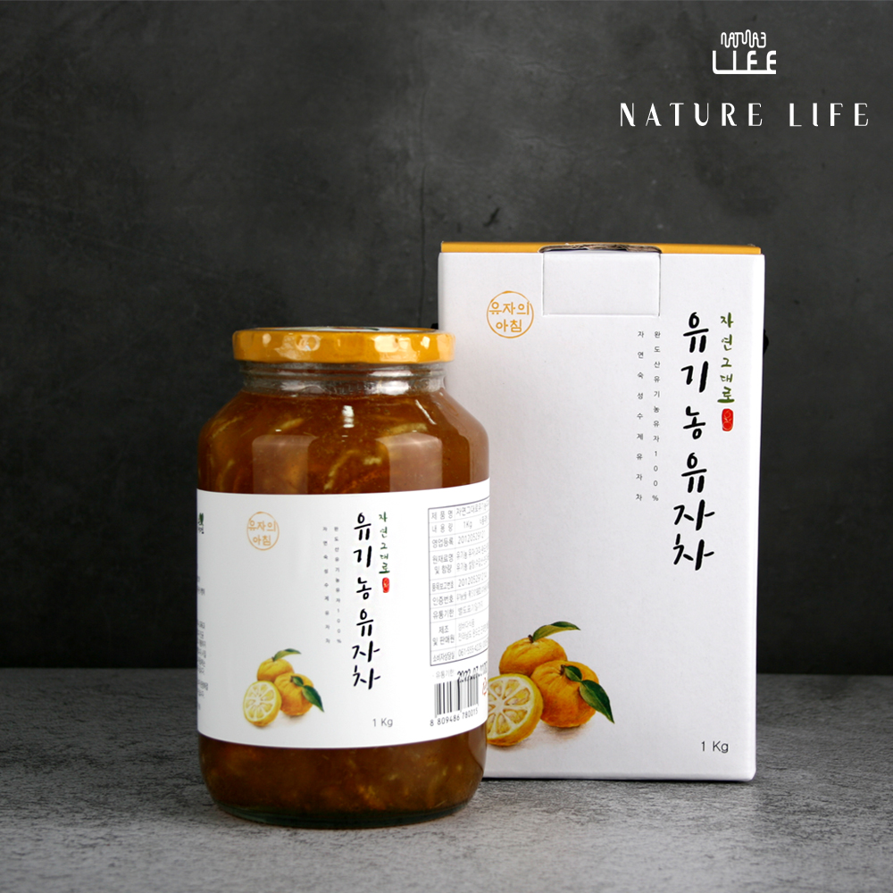 수제 유기농 유자 액 차 청  1kg 전라남도 완도 : 유기농산야초
