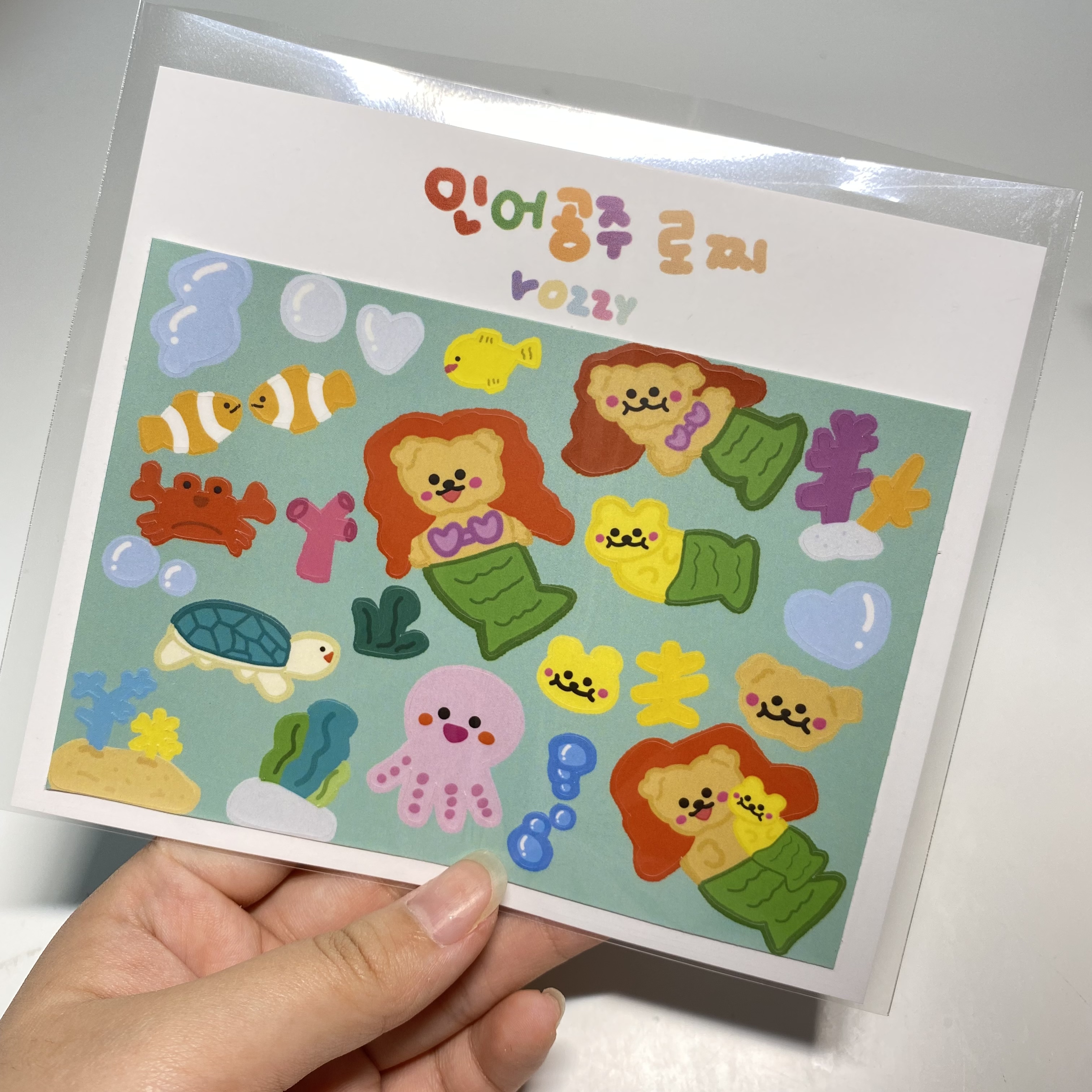 인어공주로찌 씰스티커 : 로찌버거