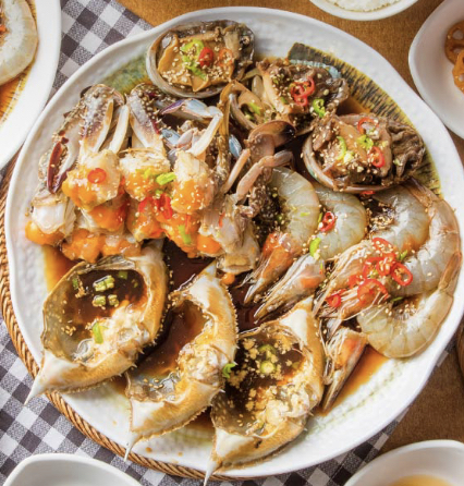 주안 황금게장 인천 맛집 간장새우 새우장 : 주안 황금게장