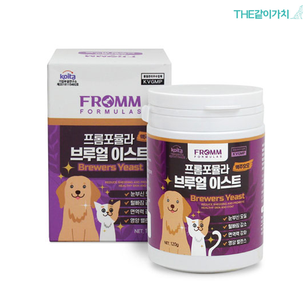 [더같이가치] 프롬포뮬라 브루얼 이스트 120g - 강아지&고양이 겸용 : THE같이가치
