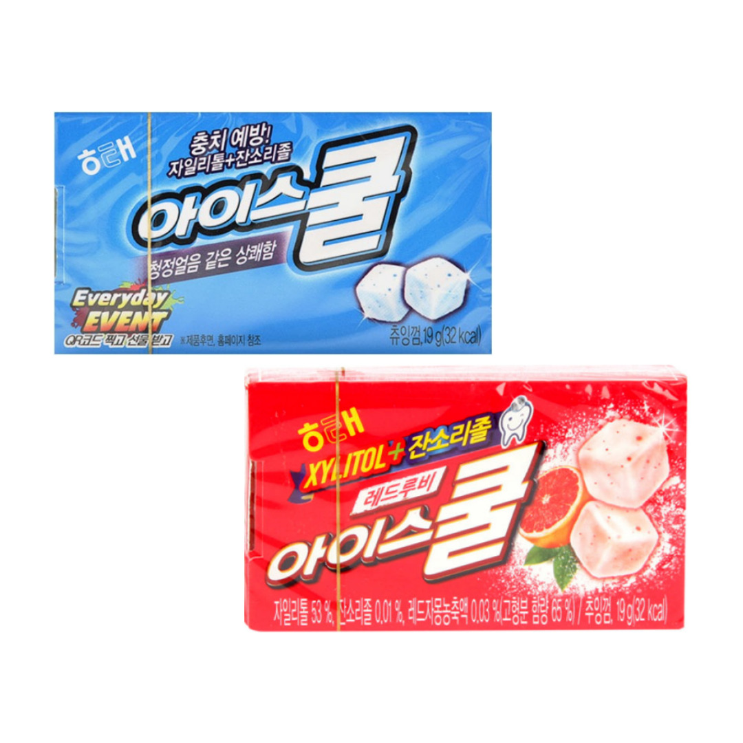 해태 아이스쿨 껌 19g (라임민트/레드루비) / 골라담기 : 두리마켓몰