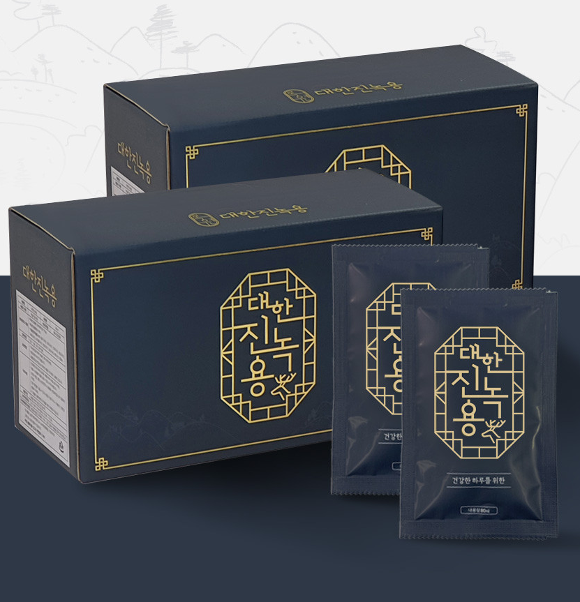 대한진녹용 100% 국내산 녹용 150g (80ml x 30포) : 농업회사법인 주식회사 록원