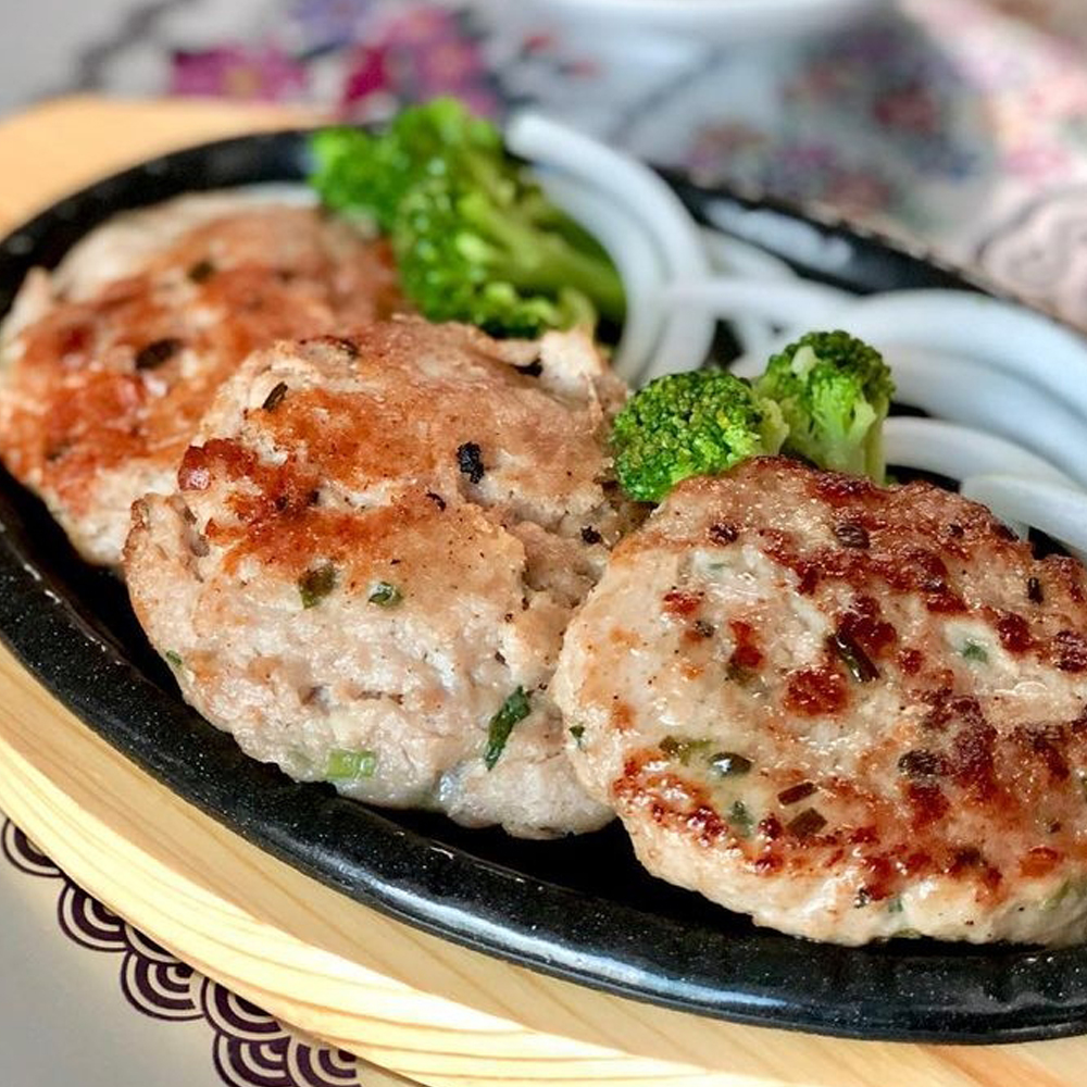 [한라푸드] 제주흑돼지 수제 스테이크 600g (100g X 6) : 한라푸드