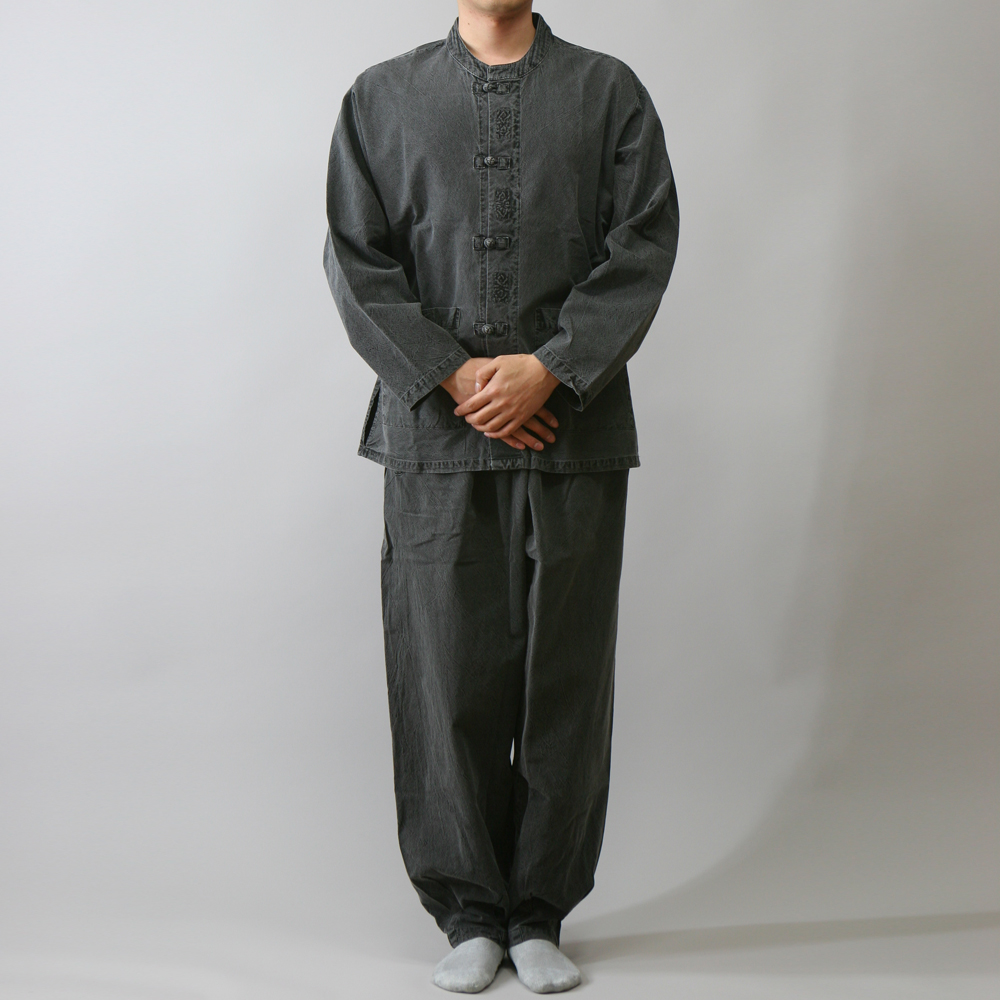 생활 개량 한복 법복 절복 요가복 긴팔 차이나앞트임 세트(남녀공용) : 다담이 우리옷