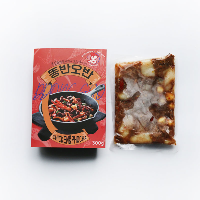 맛있는 똥반오반(닭똥집반 오징어반) 300g : 미소담식품