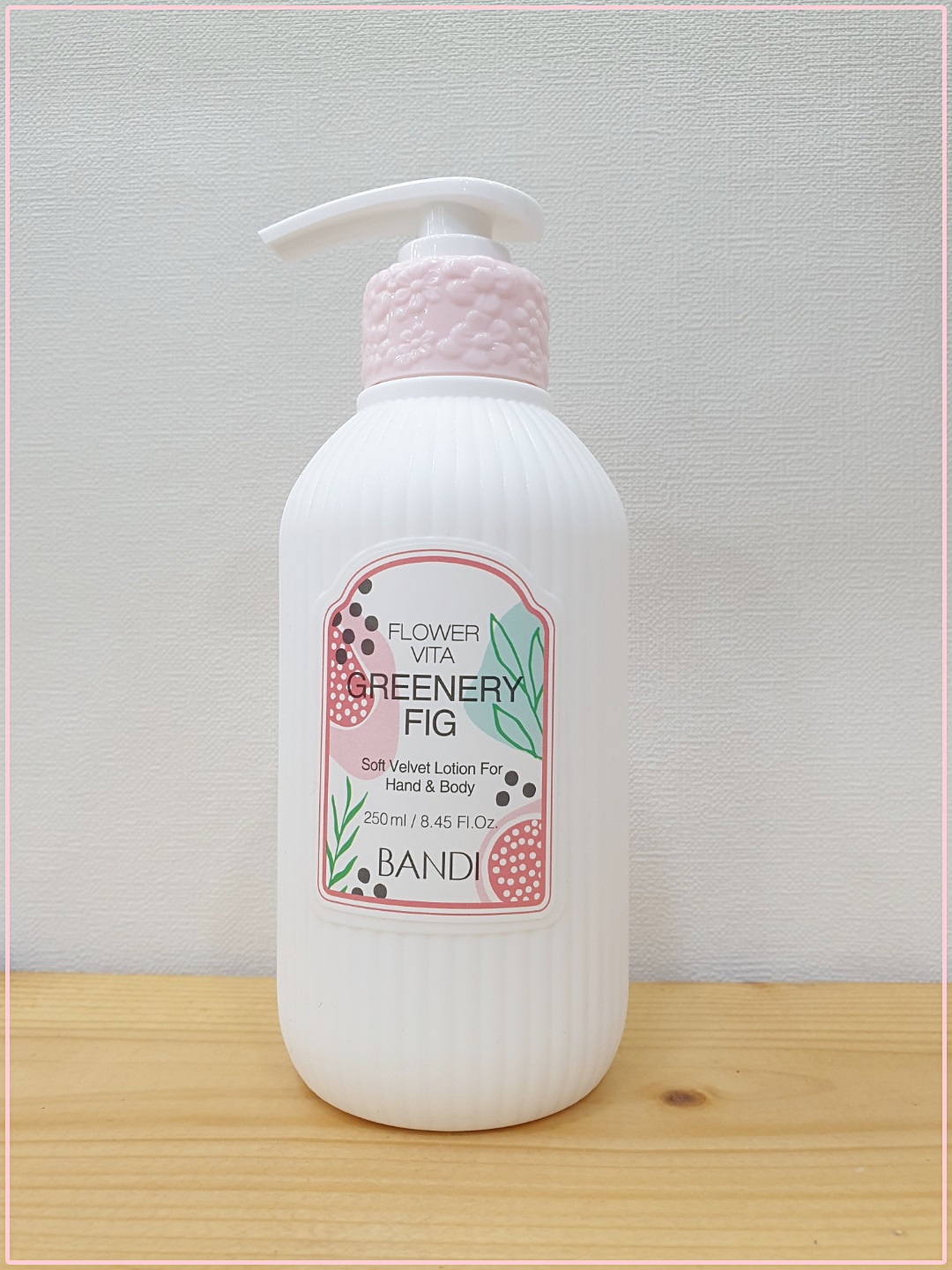 반디 플라워 비타 소프트 벨벳로션  그리너리 피그  250ml : 써니뷰티