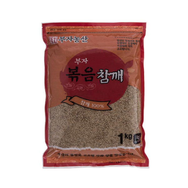 (무)부자농산볶음참깨 1kgX10개 : 윈 마켓