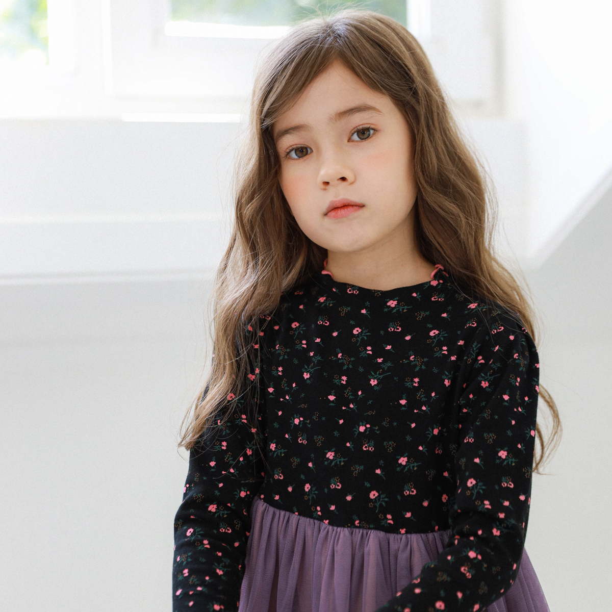 유니엘 아동복 로리아 원피스_퍼플 여아 UNEEL : 유니엘-uneel