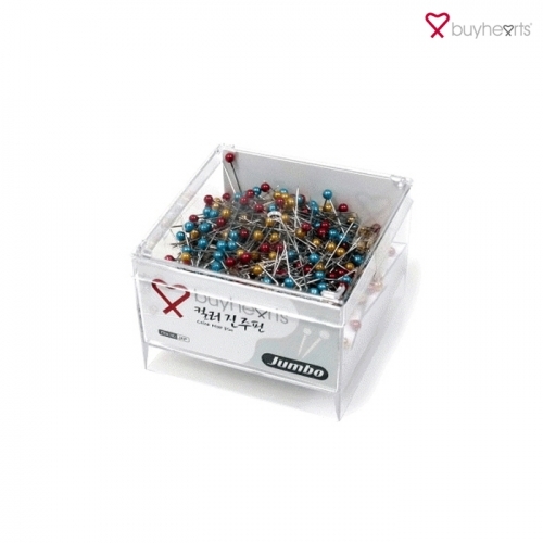buyhearts 바이하츠 칼라진주핀 점보 JAP 시침핀 380ea : 다올오피스