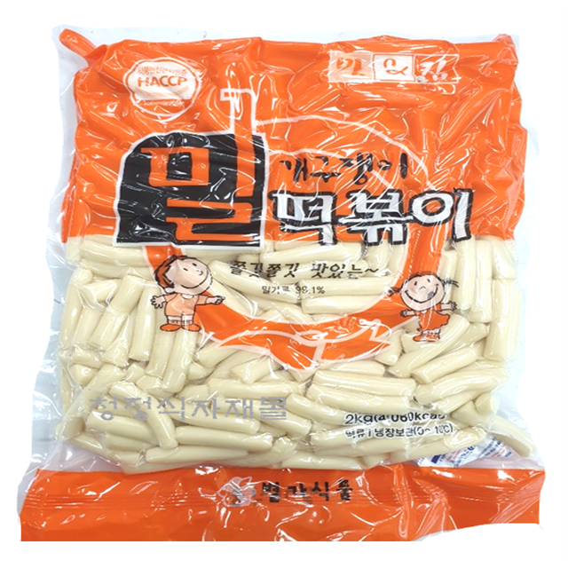 별가 밀떡볶이떡 (중떡) 2kg : 청정식자재전문마트