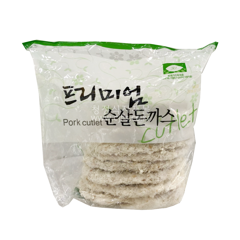 송림 프리미엄 순살 돈까스 1.8kg : 청정식자재전문마트