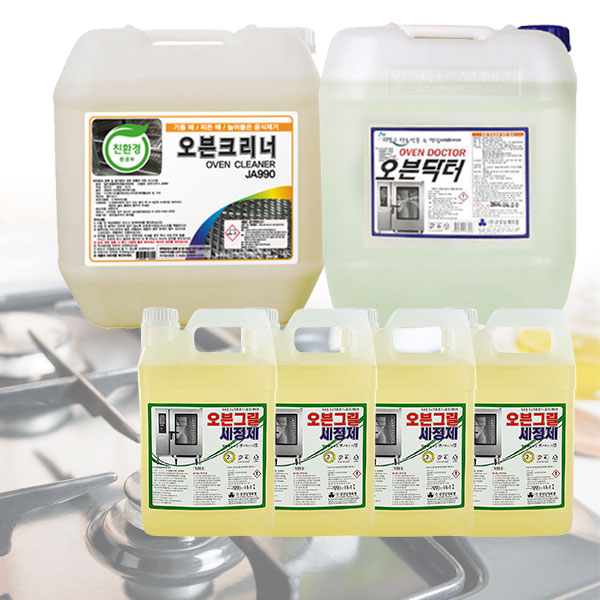 오븐닥터 오븐크리너 대용량 주방 세제 기름때 찌든때 클리너 제거 세정제 불판 석쇠 인덕션 가스렌지 후드 청소 다목적 업소용 말통 18.7L... 