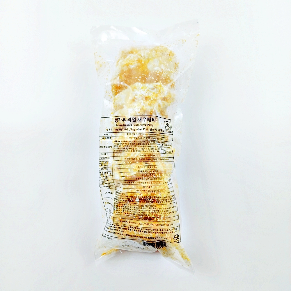 사세 빵가루 리얼 새우패티 650g : 폼푸드