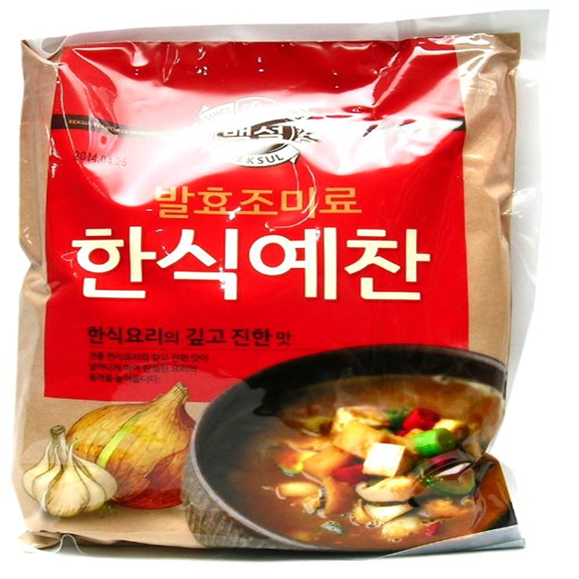 백설 한식예찬I (조미료)3KG : 청정식자재전문마트