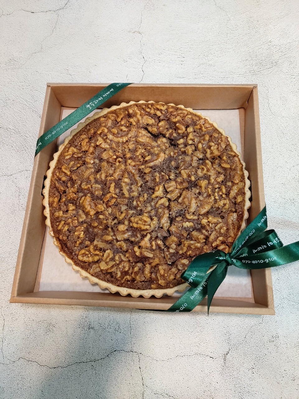 통 호두가 통째로 들어가는 수제 호두파이(지름 19cm) : 호두파이 이야기