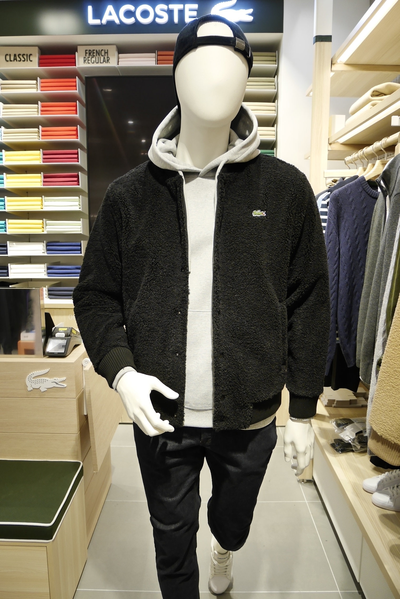 [라코스테 남성] 남여공용 FLEECE 스웻 야구점퍼 SH580E-51N 031 : 현대무역 라코스테 남성