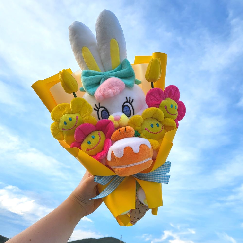 리코 인형꽃다발 당근케이크리코 생일 기념일 꽃다발 : 당신의순간